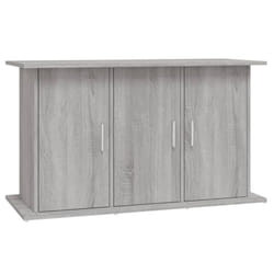 vidaXL Aquarium Stand Fish Tank Cabinet Aquarium Cabinet Black Engineered Wood - grey sonoma, 101 x 41 x 58 cm