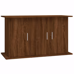 vidaXL Aquarium Stand Fish Tank Cabinet Aquarium Cabinet Black Engineered Wood - brown oak, 101 x 41 x 58 cm