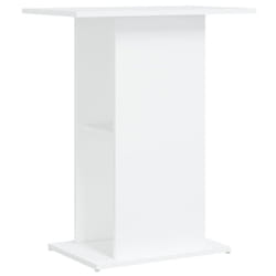 vidaXL Aquarium Stand Fish Tank Stand Cabinet Aquarium Base Engineered Wood - white, 60.5 x 36 x 72.5 cm