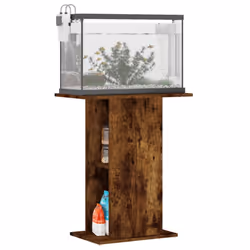 vidaXL Aquarium Stand Fish Tank Stand Cabinet Aquarium Base Engineered Wood - smoked oak, 60.5 x 36 x 72.5 cm - Additional view 2