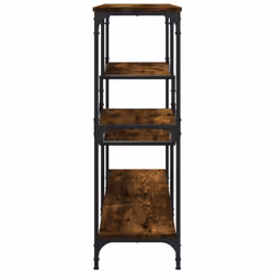 vidaXL Console Table End Table Hallway Stand Side Sofa Table Engineered Wood - smoked oak, 103 x 32 x 95 cm - Additional view 4
