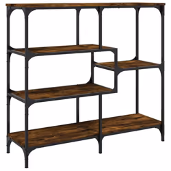 vidaXL Console Table End Table Hallway Stand Side Sofa Table Engineered Wood - smoked oak, 103 x 32 x 95 cm - Additional view 5