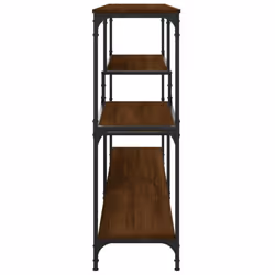 vidaXL Console Table End Table Hallway Stand Side Sofa Table Engineered Wood - brown oak, 160 x 32 x 95 cm - Additional view 4