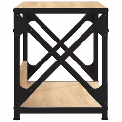 vidaXL Printer Stand Desk Organiser Printer Table Stand 2-Tier Engineered Wood - Sonoma oak - Additional view 4