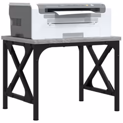 vidaXL Printer Stand Desk Organiser Printer Desktop Stand Engineered Wood - Grey sonoma - Additional view 2