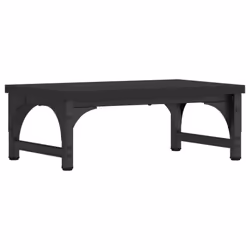 vidaXL Monitor Stand Riser Display Stand Printer Monitor Mount Engineered Wood - Black, 37 x 23 x 14 cm - Additional view 5
