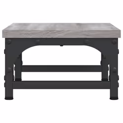 vidaXL Monitor Stand Riser Display Stand Printer Monitor Mount Engineered Wood - Grey sonoma, 37 x 23 x 14 cm - Additional view 4