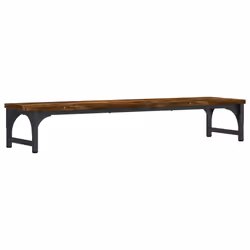 vidaXL Monitor Stand Riser Display Stand Printer Monitor Mount Engineered Wood - Smoked oak, 85 x 23 x 15.5 cm - Additional view 5