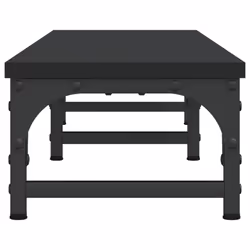 vidaXL Monitor Stand Riser Display Stand Printer Monitor Mount Engineered Wood - Black, 105 x 23 x 15.5 cm - Additional view 4