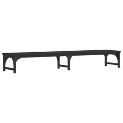 vidaXL Monitor Stand Riser Display Stand Printer Monitor Mount Engineered Wood - Black, 105 x 23 x 15.5 cm - Additional view 5