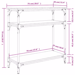 VidaXL 834037 coffee/side/end table - Additional view 8