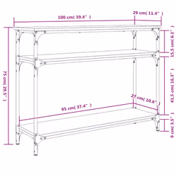 VidaXL 834039 coffee/side/end table - Additional view 8