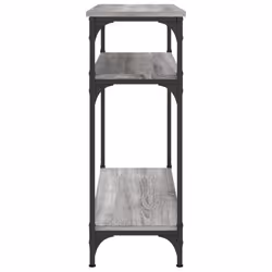 vidaXL Console Table End Table Hallway Stand Side Sofa Table Engineered Wood - grey sonoma, 75 x 29 x 75 cm - Additional view 4