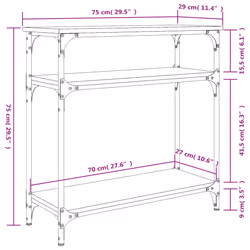 VidaXL 834044 coffee/side/end table - Additional view 8