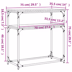 VidaXL 834068 coffee/side/end table - Additional view 8