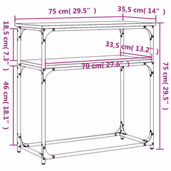 VidaXL 834074 coffee/side/end table - Additional view 8