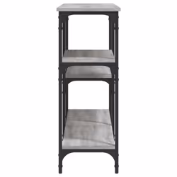 vidaXL Console Table End Table Hallway Stand Side Sofa Table Engineered Wood - grey sonoma, 160 x 29 x 75 cm - Additional view 4