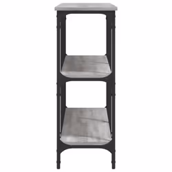vidaXL Console Table End Table Hallway Stand Side Sofa Table Engineered Wood - grey sonoma, 150 x 29 x 75 cm - Additional view 4