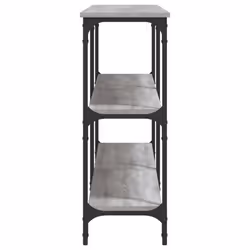 vidaXL Console Table End Table Hallway Stand Side Sofa Table Engineered Wood - grey sonoma, 200 x 29 x 75 cm - Additional view 4