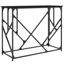 vidaXL Console Table Side End Table Hallway Stand Sofa Table Engineered Wood - black