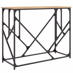 vidaXL Console Table Side End Table Hallway Stand Sofa Table Engineered Wood - sonoma oak