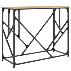 vidaXL Console Table Side End Table Hallway Stand Sofa Table Engineered Wood - sonoma oak