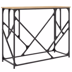 vidaXL Console Table Side End Table Hallway Stand Sofa Table Engineered Wood - sonoma oak - Additional view 5