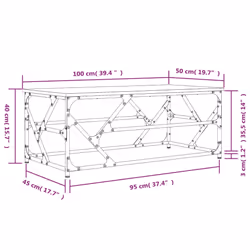 VidaXL 834126 coffee/side/end table - Additional view 8