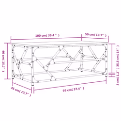 VidaXL 834129 coffee/side/end table - Additional view 8