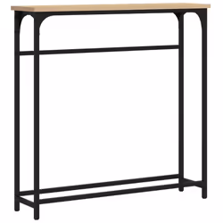 vidaXL Console Table Side End Table Hallway Stand Sofa Table Engineered Wood - sonoma oak