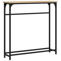 vidaXL Console Table Side End Table Hallway Stand Sofa Table Engineered Wood - sonoma oak
