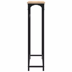 vidaXL Console Table Side End Table Hallway Stand Sofa Table Engineered Wood - sonoma oak - Additional view 4