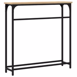 vidaXL Console Table Side End Table Hallway Stand Sofa Table Engineered Wood - sonoma oak - Additional view 5