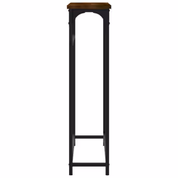 vidaXL Console Table Side End Table Hallway Stand Sofa Table Engineered Wood - smoked oak - Additional view 4