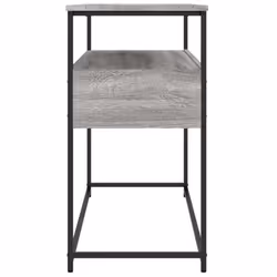 vidaXL Console Table Side End Table Hallway Stand Sofa Table Engineered Wood - grey sonoma, 100 x 40 x 75 cm - Additional view 6