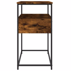 vidaXL Console Table Side End Table Hallway Stand Sofa Table Engineered Wood - smoked oak, 75 x 40 x 75 cm - Additional view 6