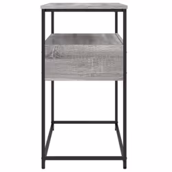 vidaXL Console Table Side End Table Hallway Stand Sofa Table Engineered Wood - grey sonoma, 75 x 40 x 75 cm - Additional view 6