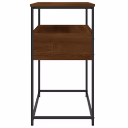 vidaXL Console Table Side End Table Hallway Stand Sofa Table Engineered Wood - brown oak, 75 x 40 x 75 cm - Additional view 6