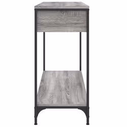 vidaXL Console Table Side End Table Hallway Stand Sofa Table Engineered Wood - grey sonoma, 100 x 34.5 x 75 cm - Additional view 6