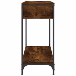 vidaXL Console Table Side End Table Hallway Stand Sofa Table Engineered Wood - smoked oak, 75 x 34.5 x 75 cm - Additional view 6