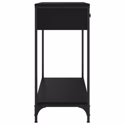 vidaXL Console Table Side End Table Hallway Stand Sofa Table Engineered Wood - black, 75 x 34.5 x 75 cm - Additional view 6