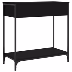 vidaXL Console Table Side End Table Hallway Stand Sofa Table Engineered Wood - black, 75 x 34.5 x 75 cm - Additional view 7