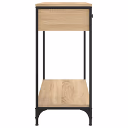vidaXL Console Table Side End Table Hallway Stand Sofa Table Engineered Wood - sonoma oak, 75 x 34.5 x 75 cm - Additional view 6