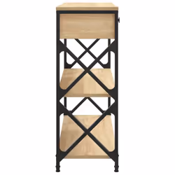 vidaXL Console Table Side End Table Hallway Stand Sofa Table Engineered Wood - sonoma oak, 75 x 28 x 75 cm - Additional view 6