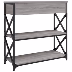 vidaXL Console Table Side End Table Hallway Stand Sofa Table Engineered Wood - grey sonoma, 75 x 28 x 75 cm - Additional view 7