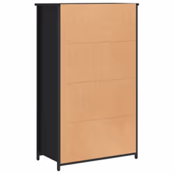 vidaXL Highboard Sideboard Storage Cabinet Home Side Cabinet Engineered Wood - black, 62 x 32 x 103.5 cm - Additional view 6