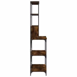 vidaXL Baker's Rack Kitchen Unit Microwave Stand 6-Tier Rack Engineered Wood - smoked oak - Additional view 4
