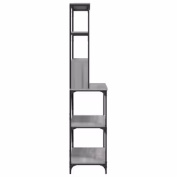 vidaXL Baker's Rack Kitchen Unit Microwave Stand 6-Tier Rack Engineered Wood - grey sonoma - Additional view 4