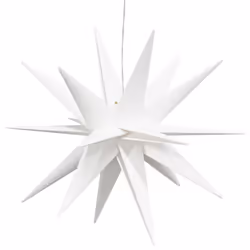 vidaXL Christmas Light with LEDs Xmas Ceiling Lights Display 3 pcs Foldable - white - Additional view 7