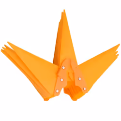 vidaXL Christmas Light with LEDs Xmas Ceiling Lights Display 3 pcs Foldable - yellow - Additional view 7